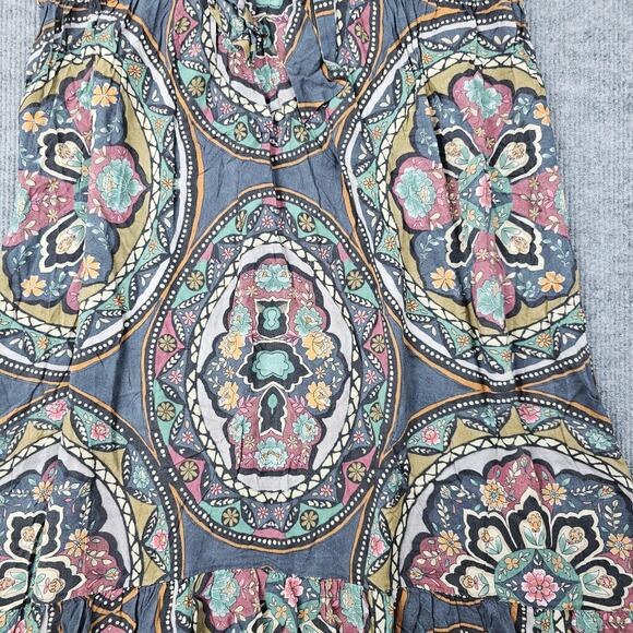 Johnny Was Dress Womens XXL Spezia Boho Floral Tie Front Coastal Fairy Romantic - Picture 7 of 10